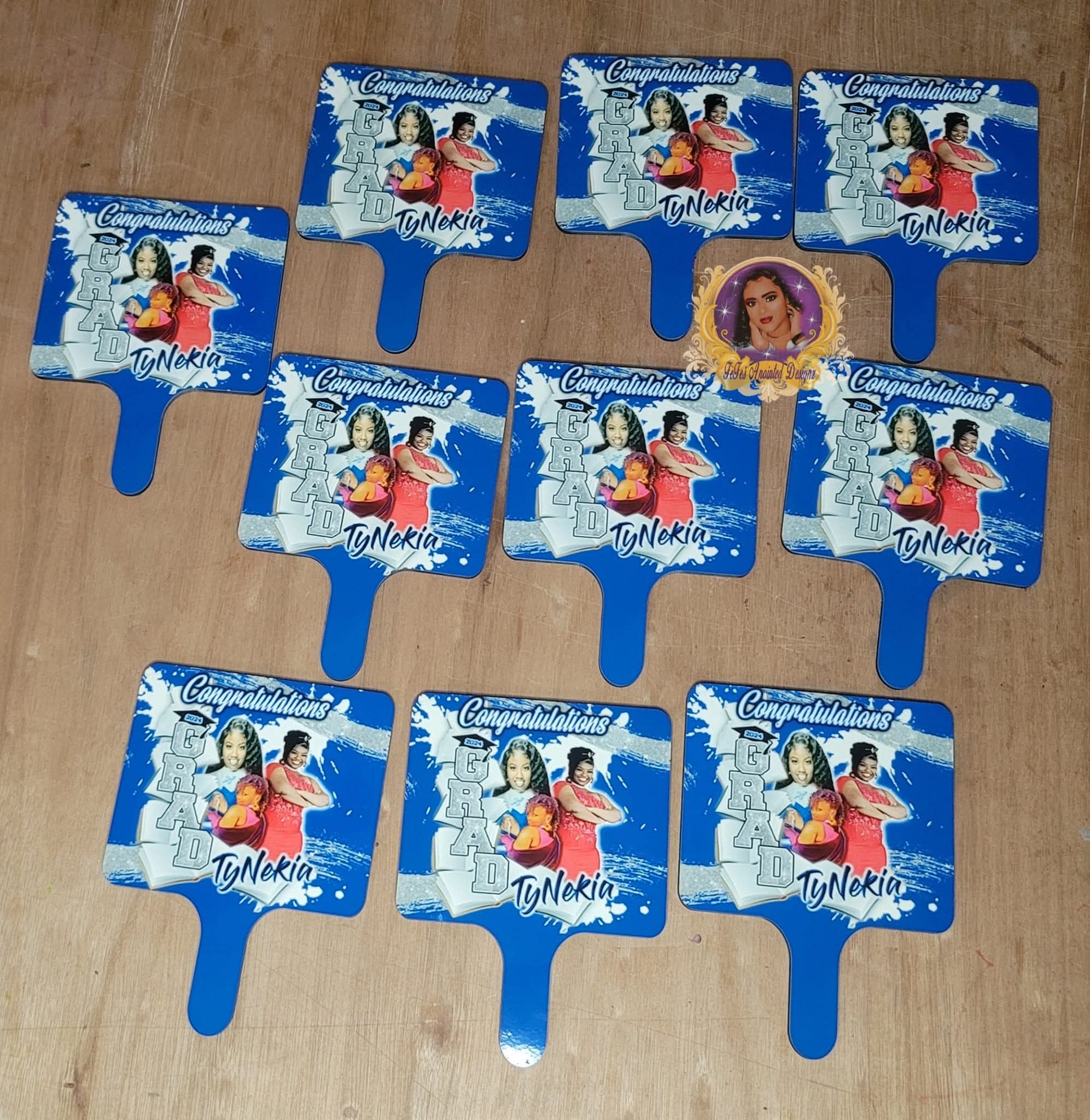 Graduation Fans, example 1